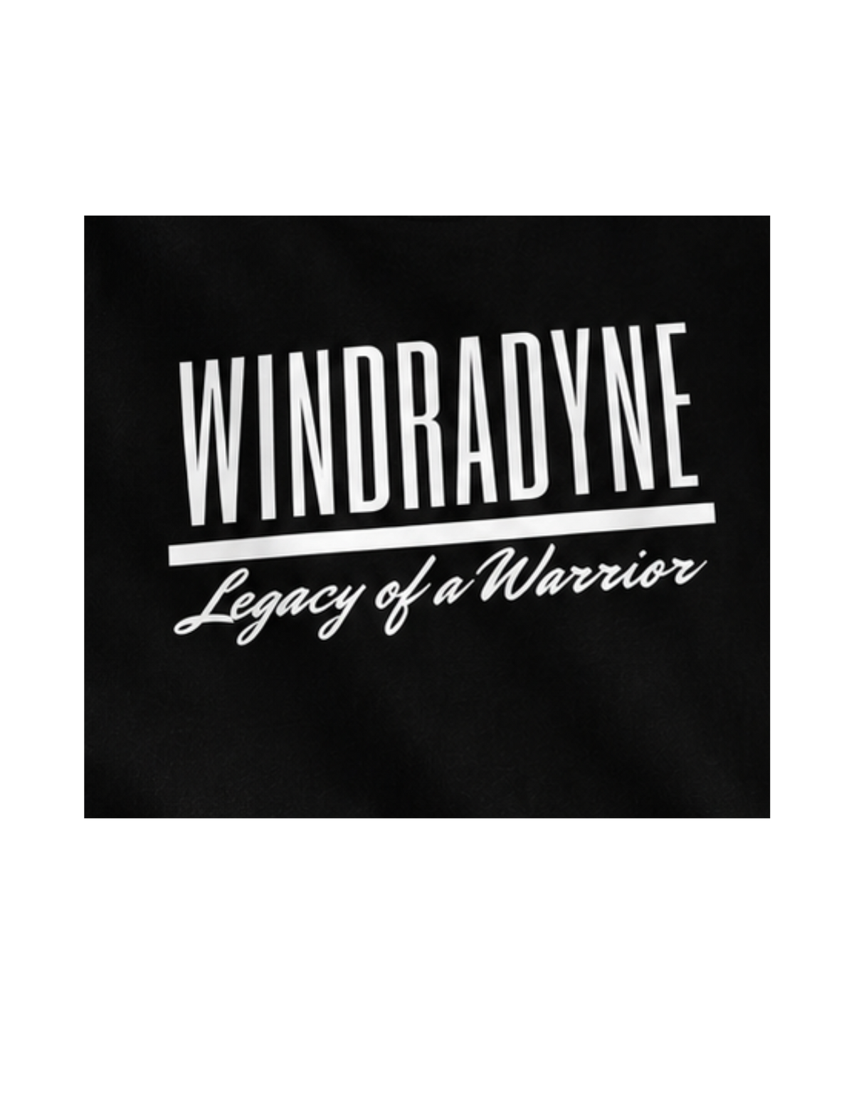 A Latest Edition Heavy Tee - Legacy of a Warrior